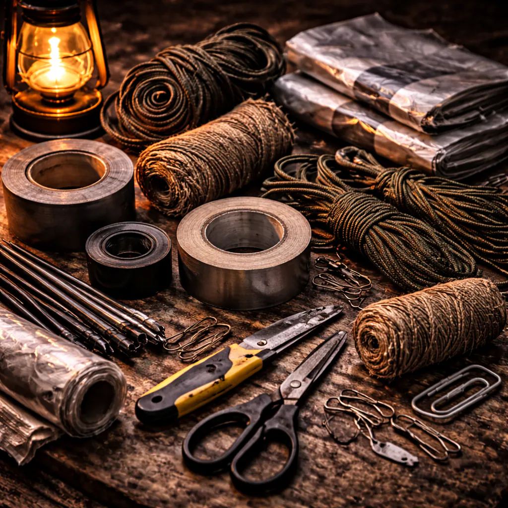 Klebeband, Schnur, Folie: die stillen Problemlöser