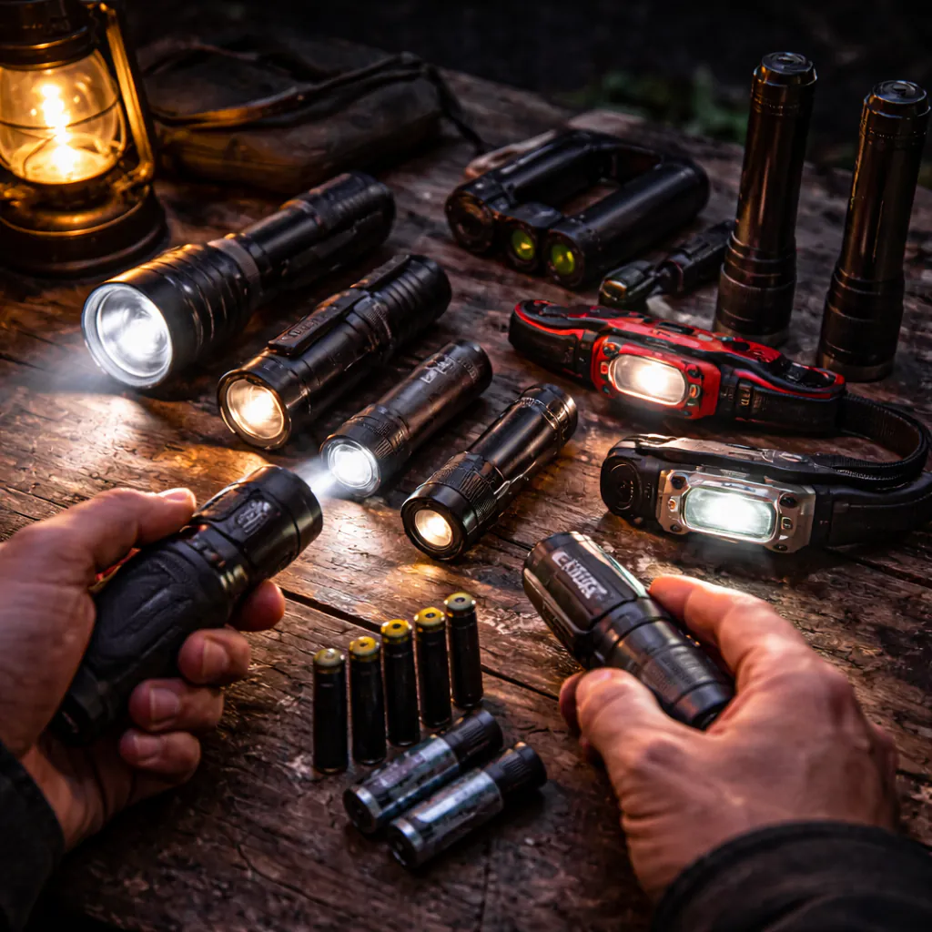 Licht im Alltag: Taschenlampen, Stirnlampen, sinnvolle Verteilung