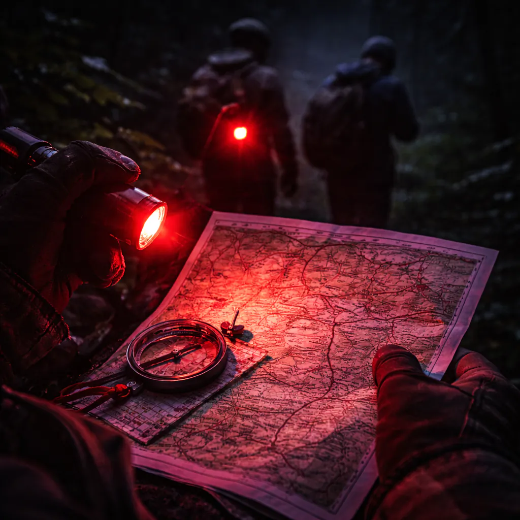 Orientierung nachts: Lichtdisziplin, Sicherheit, Stress