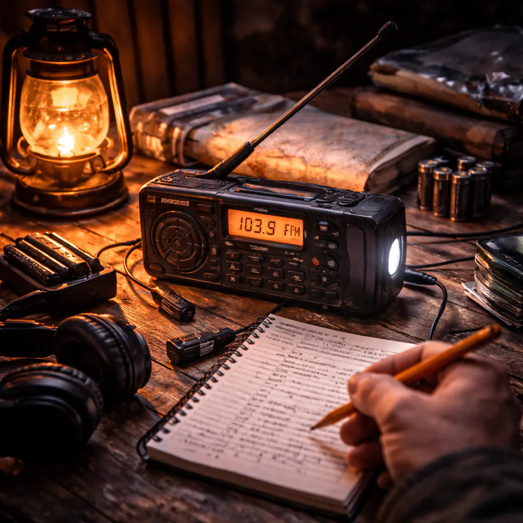 Radio im Blackout: Empfang, Batterien, Routine