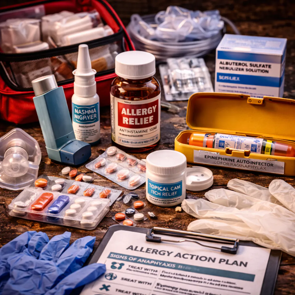 Asthma, Allergien, Anaphylaxie: was vorbereitet sein heißt