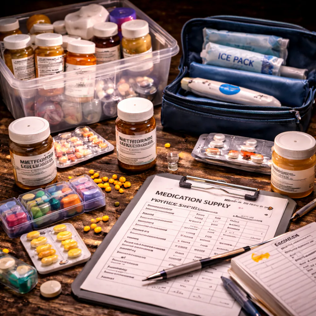 Routine-Medikamente: Vorrat, Rezepte, Ersatz, Lagerung