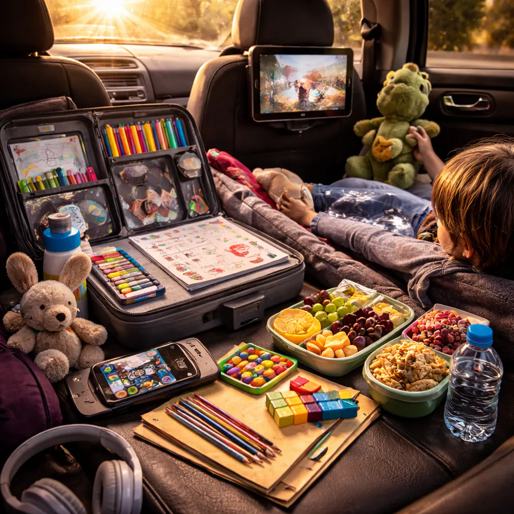 Mit Kindern unterwegs: Aufgaben, Ablenkung, Ruhe