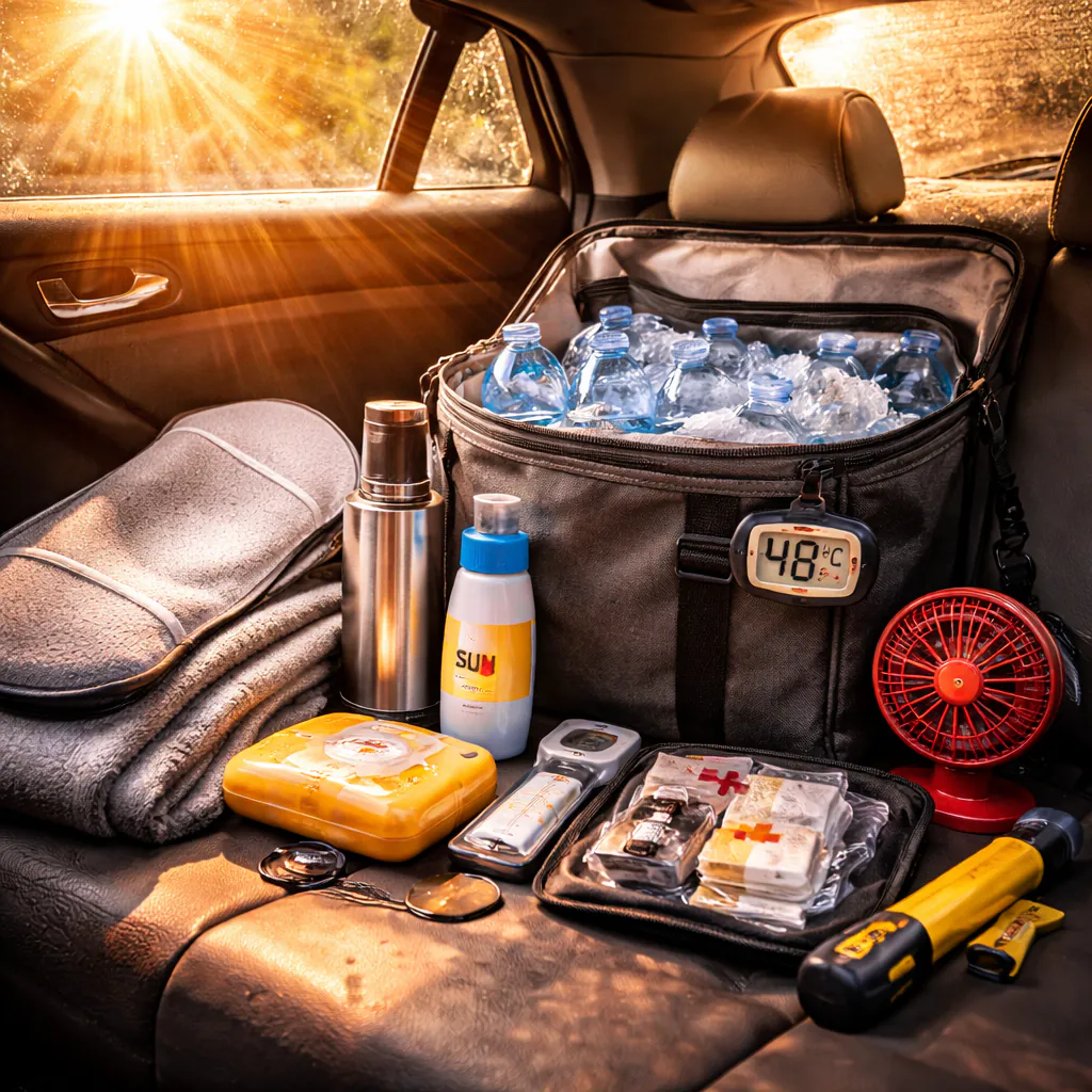 Sommer im Auto: Hitze, Lagerung, Sicherheit