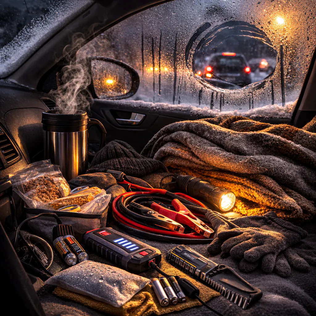 Winter im Auto: Batterien, Decken, Kondenswasser