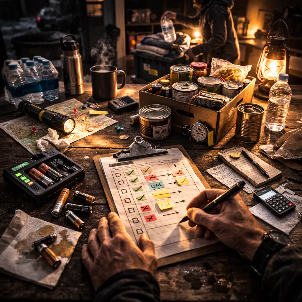 Nach dem Ereignis: aufräumen, nachkaufen, lernen