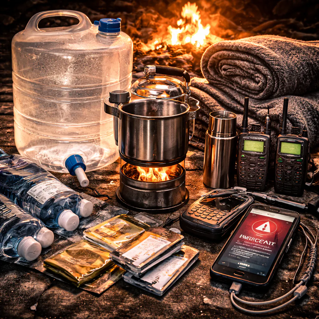 Prioritäten im Notfall: Wasser, Wärme, Kommunikation