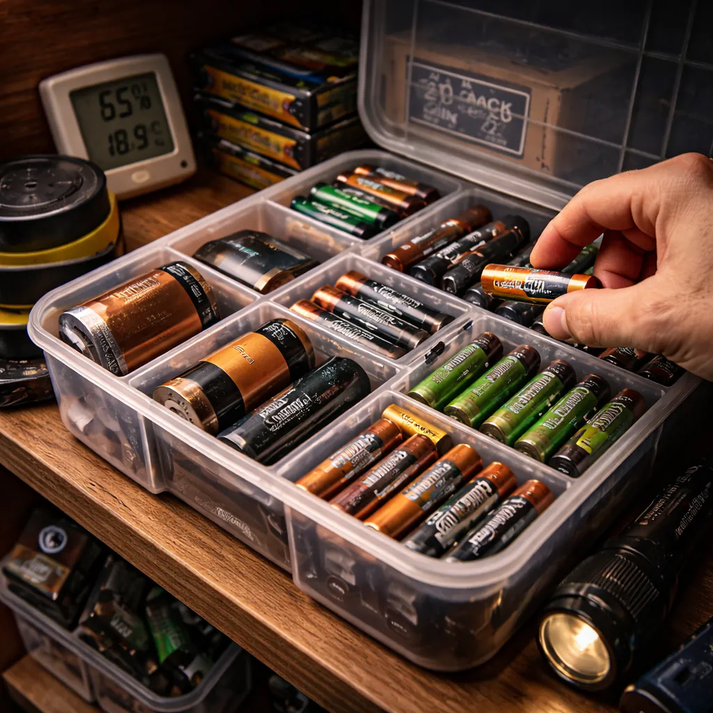 Batterien lagern: Haltbarkeit, Leckrisiko, Rotation