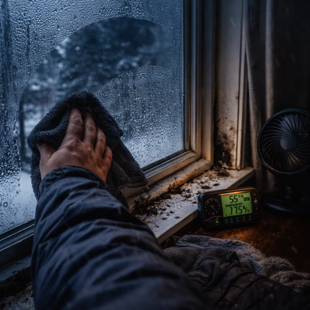 Feuchtigkeit ist der Gegner: Kondenswasser, Schimmel, Lüften