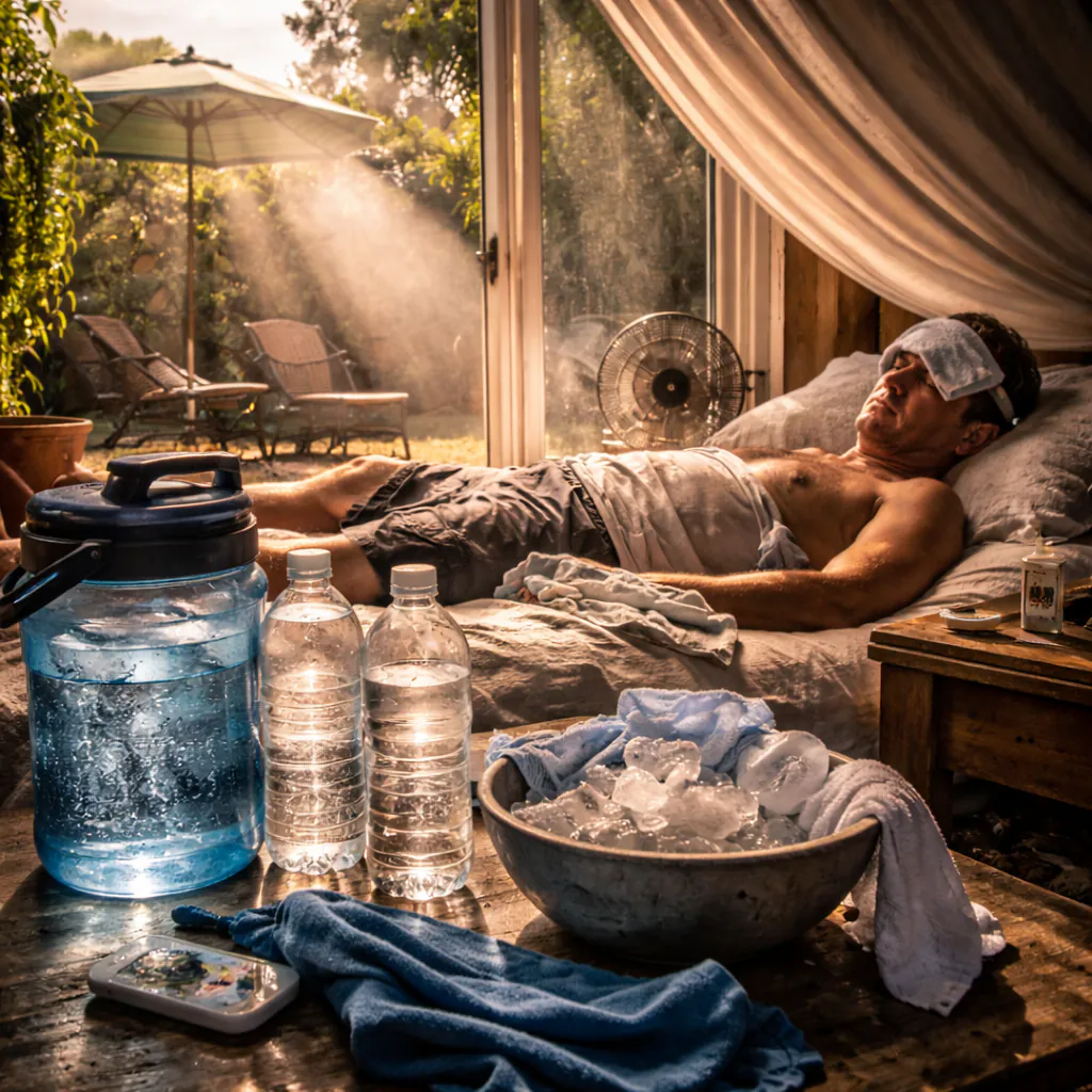 Sommerhitze als Krise: Schatten, Wasser, Schlaf, Kreislauf