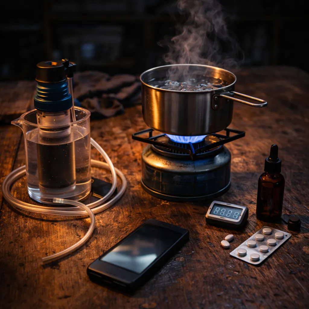 Filter vs. Abkochen vs. Desinfektion: was wann Sinn ergibt